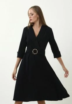 Madam-T KLEID NENSI - Robe Fourreau - Blau