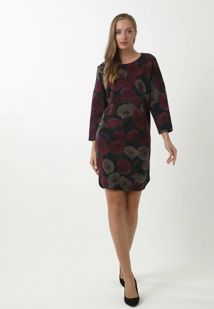 Madam-T LEONIE - Robe De Jour - Blue/fuchsia 4 Madam-T LEONIE - Robe De Jour - Blue/fuchsia – Image 4