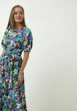 Madam-T REGIA - Robe Longue - Weiß/hellblau -Madam-T Soldes 2022 9b64375e63814b678a74f2db3d9f53ba