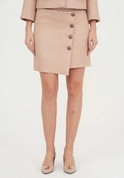 Madam-T BLOGA - Jupe Portefeuille - Beige