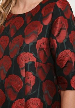 Madam-T ASIDA - Robe De Jour - Schwarz, Rot -Madam-T Soldes 2022 9ba19e91679b4577adf49315533e6f86