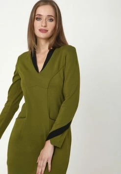 Madam-T Robe En Jersey - Khakifarben 11 Madam-T Robe En Jersey - Khakifarben -Madam-T Soldes 2022 9bc88933ff484f8ba11cb704808d9449