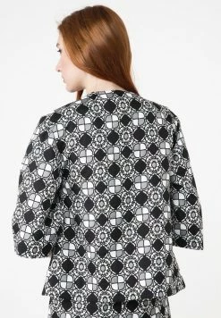 Madam-T Blouson Bomber - Schwarz-weiss -Madam-T Soldes 2022 9be138815bcc4adebe415bb0724ec260