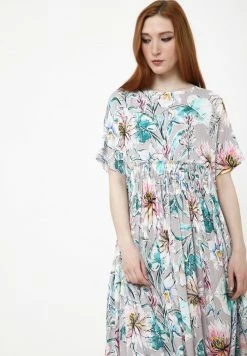 Madam-T OFELIA - Robe De Jour - Grau, Aqua -Madam-T Soldes 2022 9c1785ba6a344754b3df5b10c8ce9ade