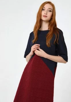 Madam-T LOLITA - Robe Pull - Blau, Weinrot -Madam-T Soldes 2022 9cdec6bf66c747d4a84fa6d1231ee58e