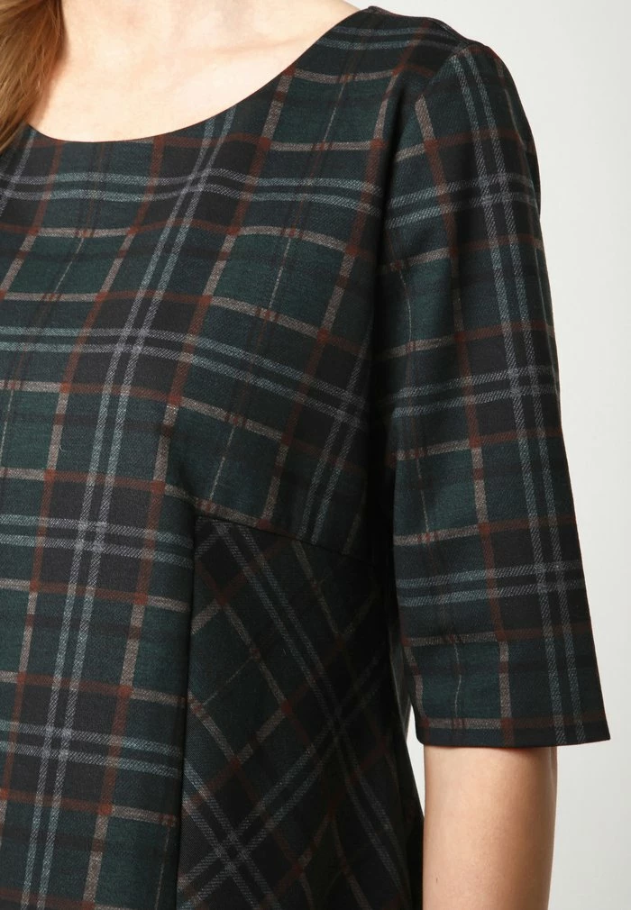 Madam-T ASIDA - Robe En Jersey - Schwarz, Grün 4 Madam-T ASIDA - Robe En Jersey - Schwarz, Grün – Image 4