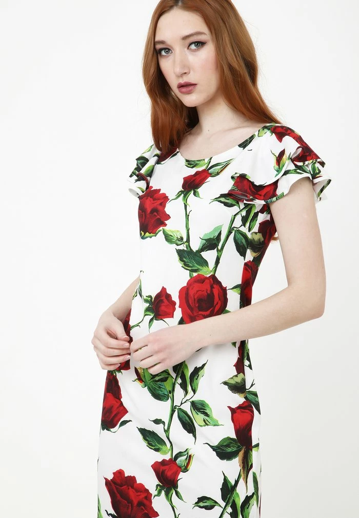 Madam-T Robe De Jour - Kornblume Blau Lila 4 Madam-T Robe De Jour - Kornblume Blau Lila – Image 4