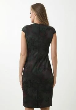 Madam-T ABINA - Robe Fourreau - Grün/pflaume -Madam-T Soldes 2022 9d3354bb156348b48bc201ab2b4bcee7