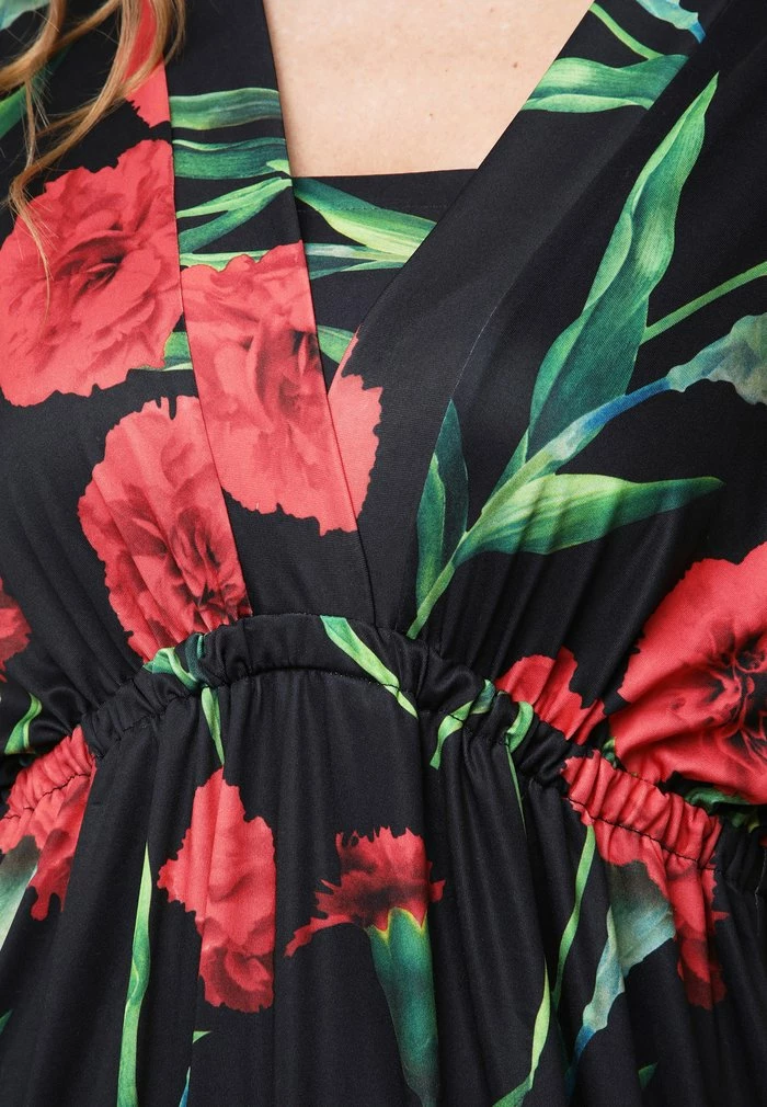 Madam-T LESTRA - Robe De Jour - Schwarz/ Koralle 7 Madam-T LESTRA - Robe De Jour - Schwarz/ Koralle – Image 7