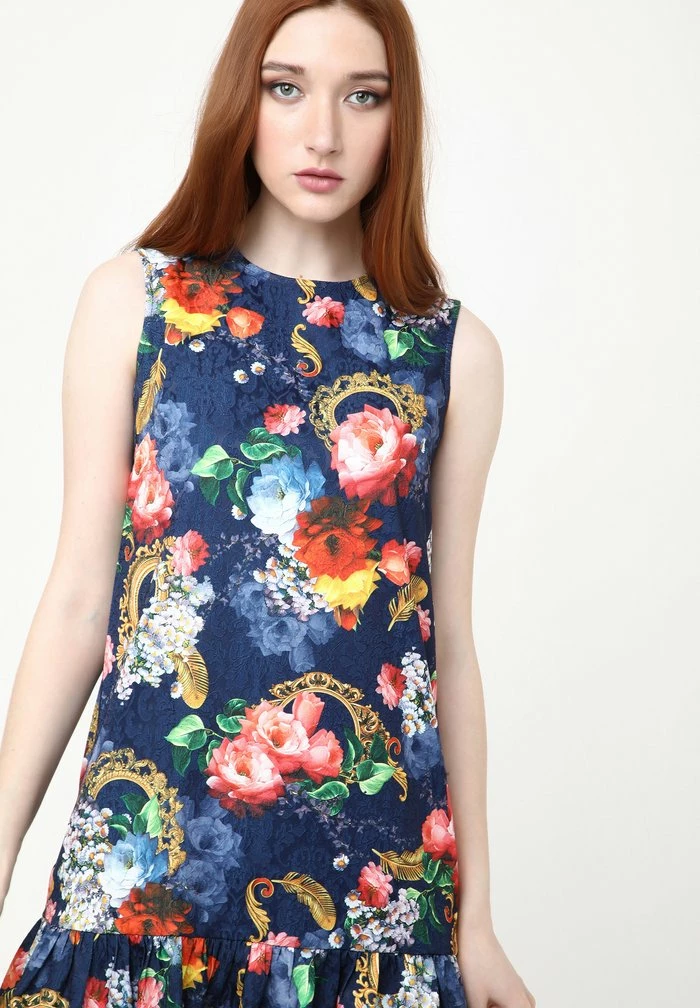 Madam-T GAISA - Robe De Jour - Blau, Goldrute 4 Madam-T GAISA - Robe De Jour - Blau, Goldrute – Image 4