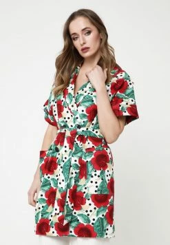 Madam-T YORMA - Blazer - Weiß, Rot