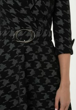 Madam-T NENSI - Robe De Jour - Schwarz, Weiß -Madam-T Soldes 2022 9e3f7d247fac4f10981769e0a381e2f7