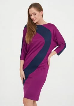 Madam-T SADET - Robe Fourreau - Lilla Gold Blau -Madam-T Soldes 2022 9e85e5c0d3f14048968767a612e21f62