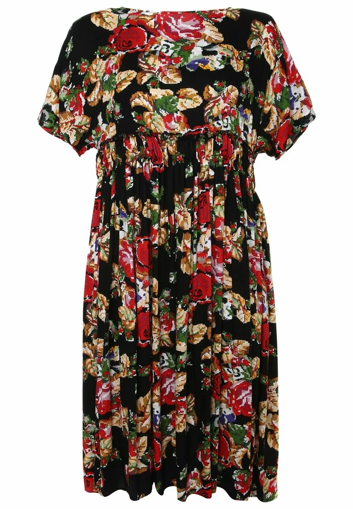 Madam-T OFELIA - Robe De Jour - Schwarz Burgund 9 Madam-T OFELIA - Robe De Jour - Schwarz Burgund – Image 9