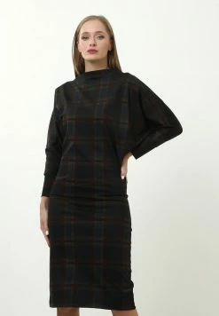 Madam-T GERA - Robe Fourreau - Blau, Rot