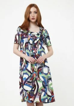 Madam-T ZEFIRA - Robe De Jour - Race Choppers/hellgrün