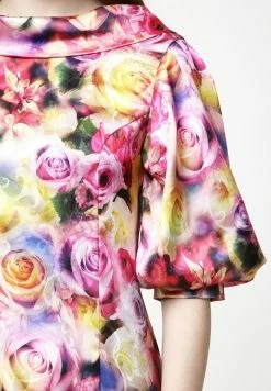 Madam-T Robe Fourreau - Gelb, Lila -Madam-T Soldes 2022 9f5bee315cab4b49a22bce39d8f3c3a3