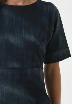 Madam-T KLEID ALTEA - Robe Fourreau - Blau, Schwarz -Madam-T Soldes 2022 9fdfa0f5a8cb435e932a00b708407abb