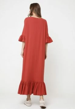 Madam-T DONATELLO - Robe Longue - Terrakotta -Madam-T Soldes 2022 a06e47799c294220abdab991de2f5764