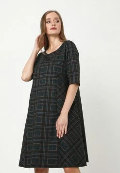 Madam-T ASIDA - Robe En Jersey - Schwarz, Grün