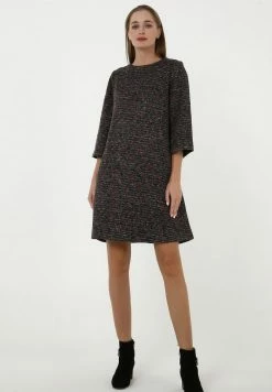 Madam-T MELANICA - Robe De Jour - Dunkelgrau Rot -Madam-T Soldes 2022 a1ec1103a5d94d4d8ab662fc5b2fa38d