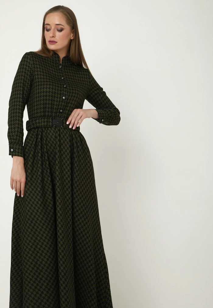 Madam-T ALLTAGS EVELINA - Robe Longue - Khakifarben 1 Madam-T ALLTAGS EVELINA - Robe Longue - Khakifarben