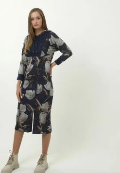 Madam-T ZLATA - Robe Fourreau - Blau/ Rosa -Madam-T Soldes 2022 a21e3f2eaf34487a9f7e14e067b86550