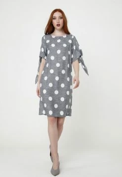 Madam-T Robe De Jour - Blau, Weiß -Madam-T Soldes 2022 a234c7cd36b94b07ac0c28f78e8c9d25