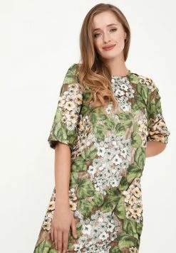 Madam-T MILANA - Robe De Jour - Grün, Orange 11 Madam-T MILANA - Robe De Jour - Grün, Orange -Madam-T Soldes 2022 a23fc5f44e224b8d9651b03bf154c567