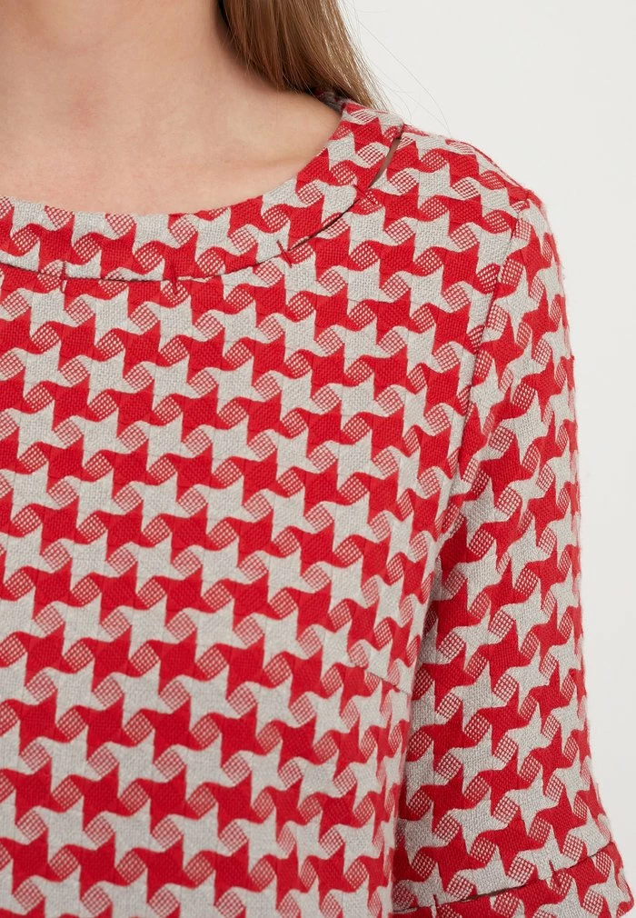 Madam-T ASPIRA - Robe De Jour - Grüner Zig/ Rot 8 Madam-T ASPIRA - Robe De Jour - Grüner Zig/ Rot – Image 8