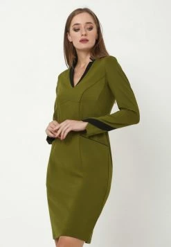 Madam-T Robe En Jersey - Khakifarben 10 Madam-T Robe En Jersey - Khakifarben -Madam-T Soldes 2022 a25e6e24762a40b29a2a39e4ba77fd86