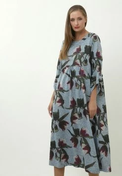 Madam-T Robe De Jour - Hellblau, Grün