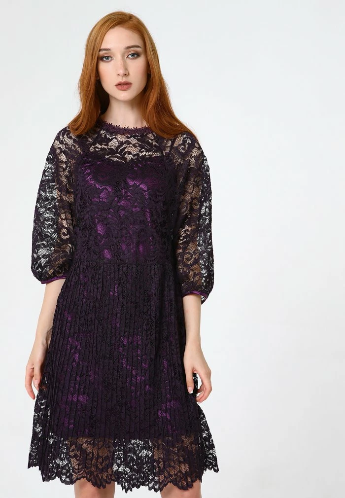 Madam-T ADAMASA - Robe De Jour - Lila 4 Madam-T ADAMASA - Robe De Jour - Lila – Image 4