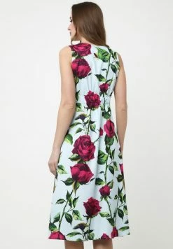 Madam-T GENEVRA - Robe De Jour - Blau, Purpurrot -Madam-T Soldes 2022 a304a1ab049342b994571bf525cada92