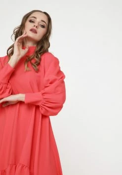 Madam-T PALIANA - Robe De Jour - Coral -Madam-T Soldes 2022 a309e650dfde4f079ac1cc85b96d8a9d