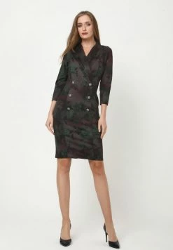 Madam-T KONTATA - Robe Fourreau - Grün, Pflaume -Madam-T Soldes 2022 a3192e28b4274bc2b6b901153e66c68c