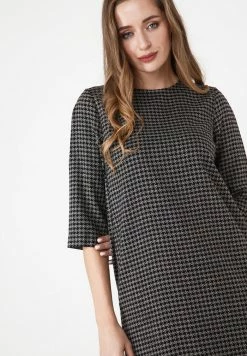 Madam-T Robe De Jour - Beige/ Schwarz -Madam-T Soldes 2022 a325ad961d4144f4b57fe8c08374f35a