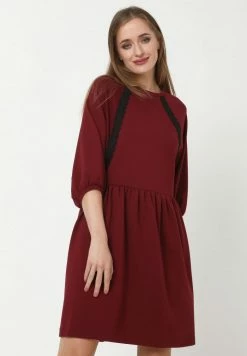 Madam-T ADAMASA - Robe En Jersey - Weinrot