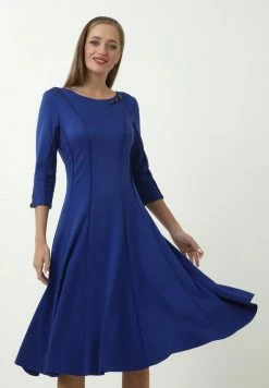 Madam-T MIXA - Robe De Jour - Indigo