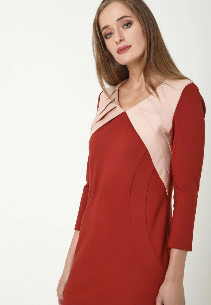 Madam-T AMRITA - Robe Fourreau - Red 5 Madam-T AMRITA - Robe Fourreau - Red – Image 5