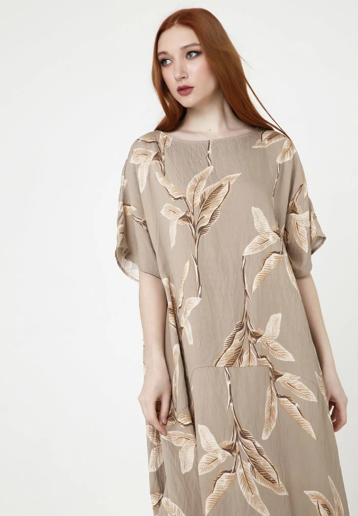 Madam-T ASHLEY - Robe De Jour - Beige, Braun 4 Madam-T ASHLEY - Robe De Jour - Beige, Braun – Image 4