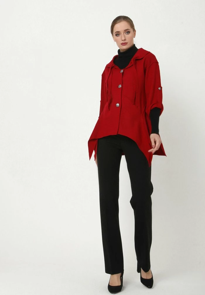 Madam-T ACKE ERNESTA - Gilet - Rot 2 Madam-T ACKE ERNESTA - Gilet - Rot – Image 2