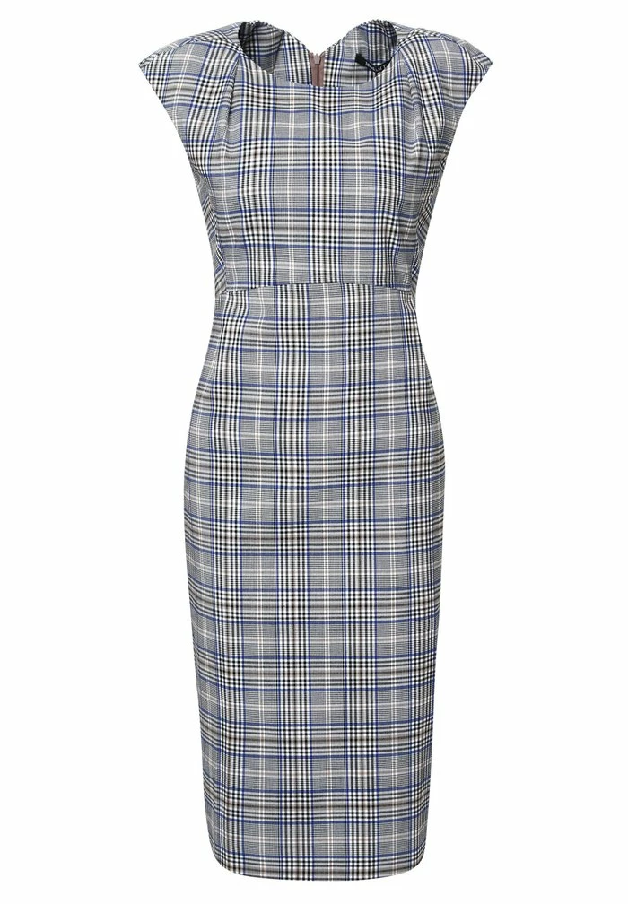 Madam-T MUTALA - Robe Fourreau - Grau Indigo 7 Madam-T MUTALA - Robe Fourreau - Grau Indigo – Image 7