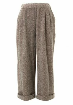 Madam-T TRESSA - Pantalon Classique - Schwarz/ Senf -Madam-T Soldes 2022 a4ac4eb714e147b3b8dc8f5eeb5642ec