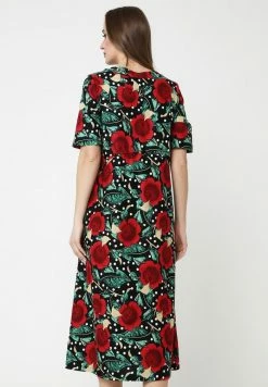 Madam-T Robe De Jour - Schwarz, Rot -Madam-T Soldes 2022 a4b903ce56594a9188a7c1bc844f40af