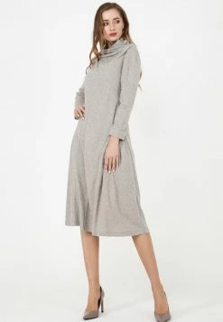 Madam-T Robe En Jersey - Hellgrau -Madam-T Soldes 2022 a4bf9eeb78ac4abaa26e340858c321aa