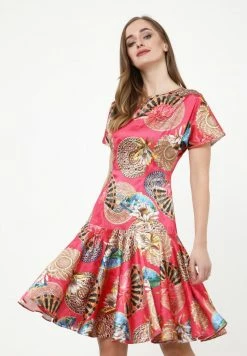 Madam-T Robe De Jour - Himbeere Goldrute -Madam-T Soldes 2022 a538ebc40e354cc5887ee4f456dd7bef