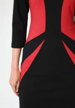 Madam-T Robe Fourreau - Schwarz Rot 12 Madam-T Robe Fourreau - Schwarz Rot -Madam-T Soldes 2022 a55bce48c71b430fb6528298df228a95