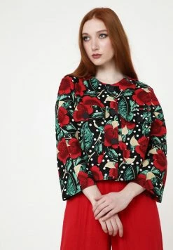 Madam-T EDEN - Blazer - Schwarz, Rot -Madam-T Soldes 2022 a55fa371a2dd49b2b84a3d28a7da174f