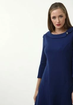 Madam-T KLEID KREOLA - Robe De Jour - Indigo -Madam-T Soldes 2022 a59ffd324c6f4240b076b25af2d3f491